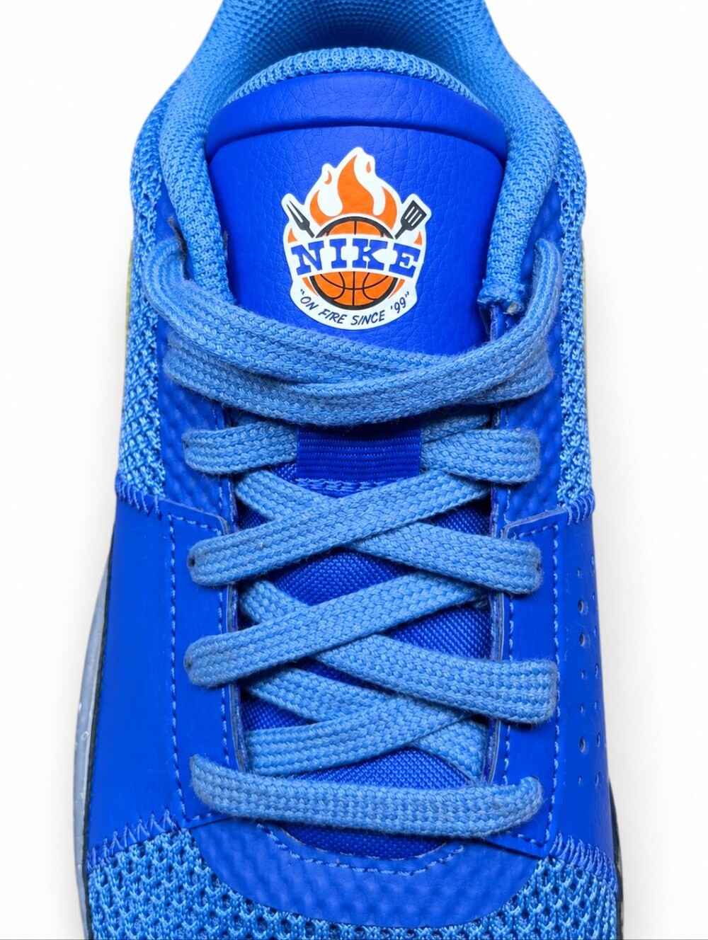 NIKE BLUE JA 1 "Backyard BBQ" BASKETBALL SNEAKERS Boys Size 7 Women's Size 8.5 - Picture 4 of 10